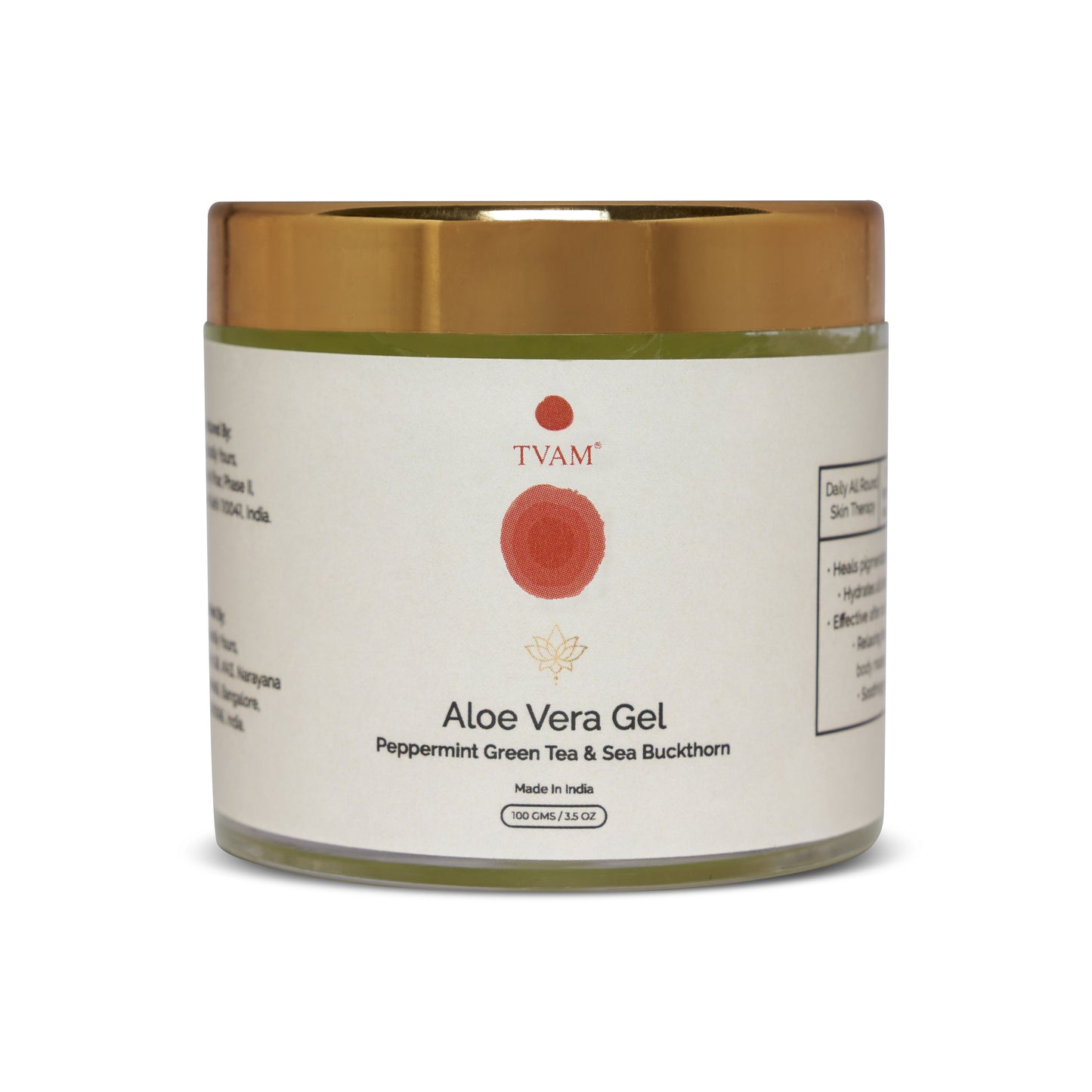 Aloe Vera Gel- Peppermint Green Tea & Sea Buckthorn