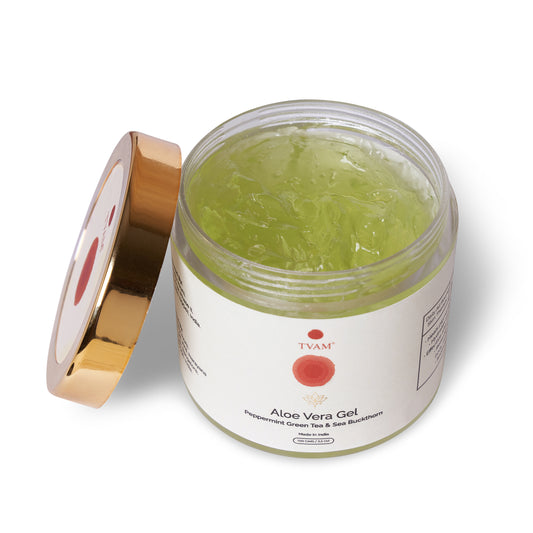 Aloe Vera Gel- Peppermint Green Tea & Sea Buckthorn